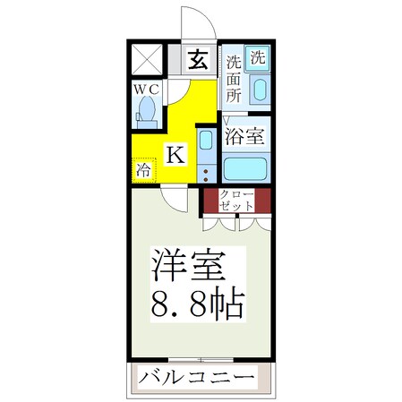 三潴駅 徒歩16分 2階の物件間取画像